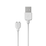 FemmeFunn C-Cable, a white magnetic two-pin to USB charger.