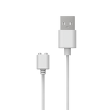 White USB-A to magnetic two-pin charging cable, model H-I.