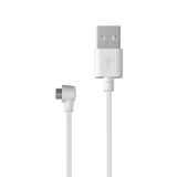 White USB-A to magnetic two-pin charging cable for FemmeFunn toys.