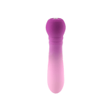 A purple bullet vibrator with a color gradient from dark to light purple, shown against a white background.