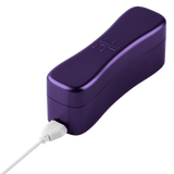 The sleek, purple magnetic charging case for the FemmeFunn Booster Bullet.