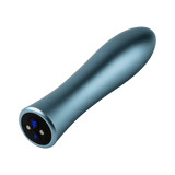 The FemmeFunn Bougie Bullet vibrator shown in metallic blue.