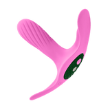 The FemmeFunn Ossia wearable bullet vibrator in pink.