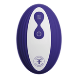 Wireless remote control for the FemmeFunn Thruster Baller vibrator.