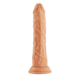 The FemmeFunn Turbo Shaft realistic rotating vibrator in a cream color.