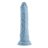 The FemmeFunn Turbo Shaft realistic rotating vibrator in a light blue color.