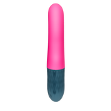 The FemmeFunn Essenza thrusting rabbit vibrator in pink.