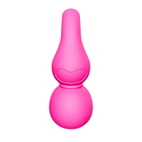 Interactive 3D model of the pink FemmeFunn Stubby vibrator.