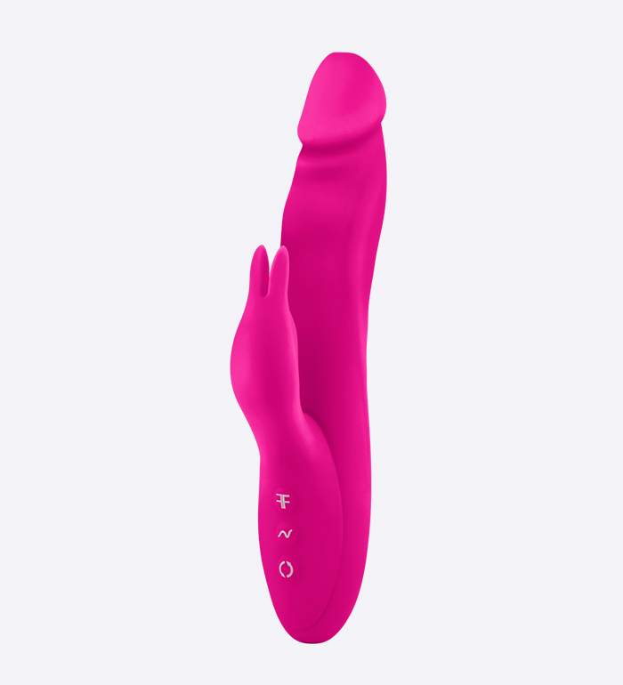 Booster Rabbit Sex Toy - Rotating Vibrator - FemmeFunn