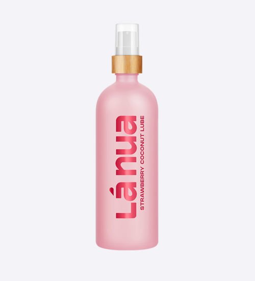 lanua strawberry coconut water based lubricant